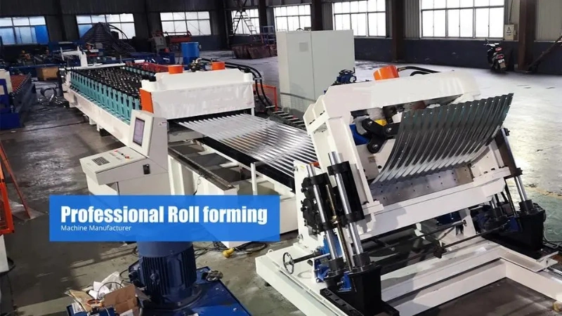 Galvanized Steel Granary Silo Making Roll Forming Machine with Arch Curving Device in Good Price