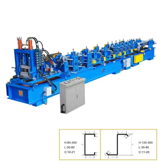 Hochgeschwindigkeits-Automatikbetriebene CZ-Wechselpfetten-Produktionsmaschine